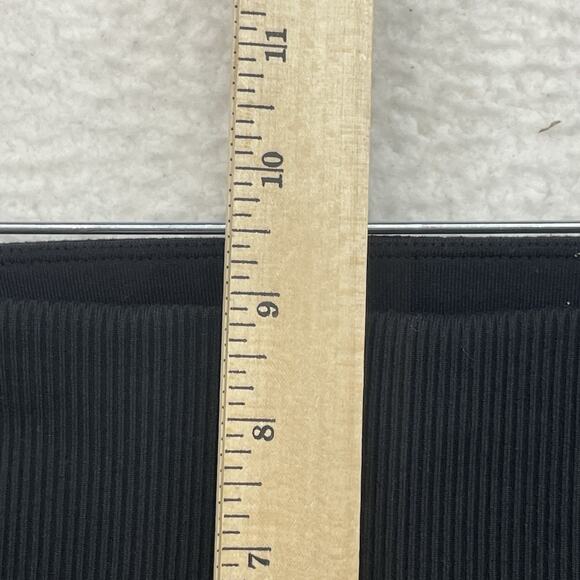 Athleta Leggings Womens XS Black Excursion Hybrid Tight Mid Rise Ribbed Gym - Picture 10 of 12